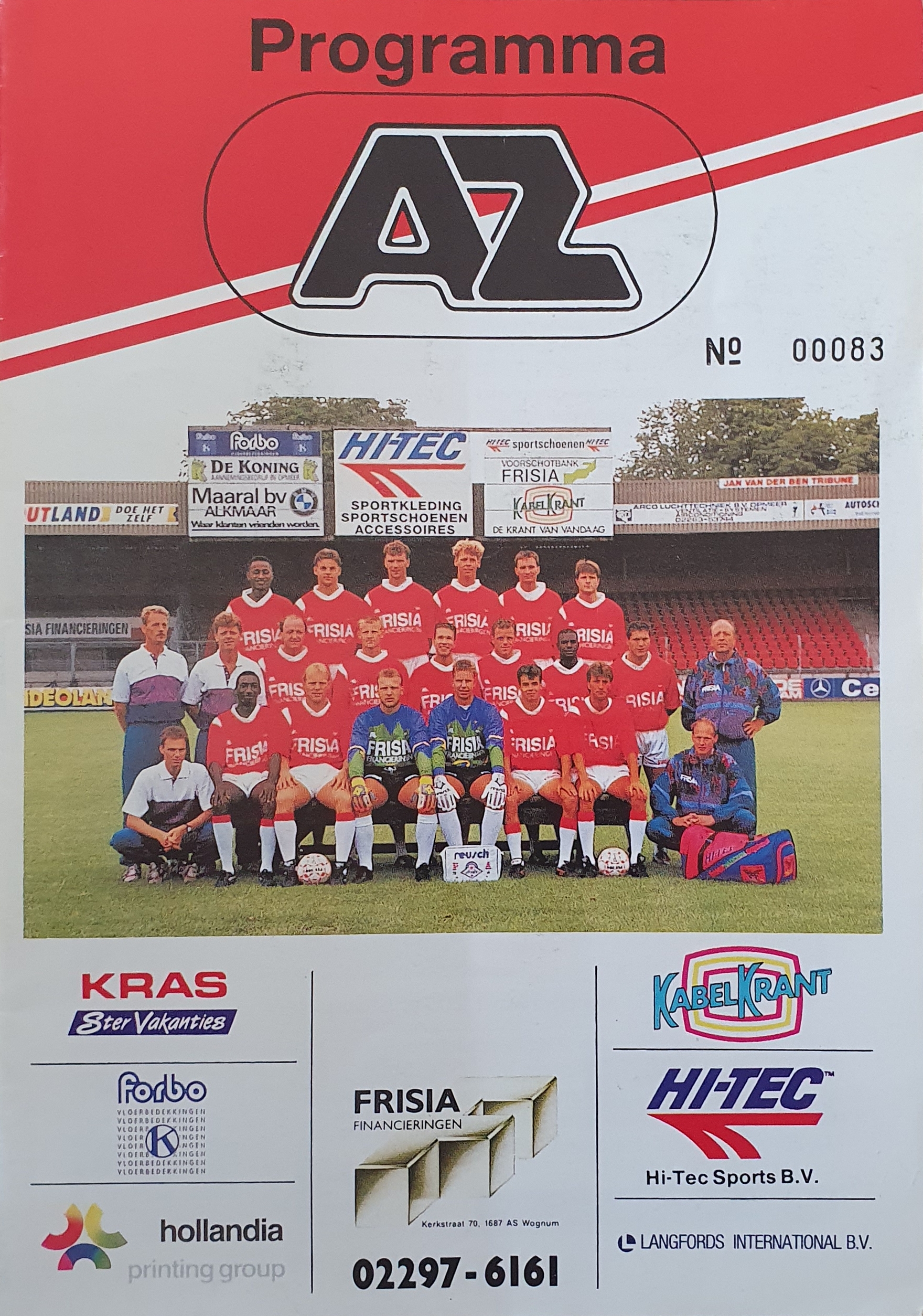 AZ Programma 24-jan-1993 FC Den Haag